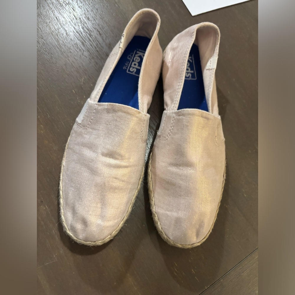 Keds woman’s Slip-On Canvas Espadrilles Sz 8.5
